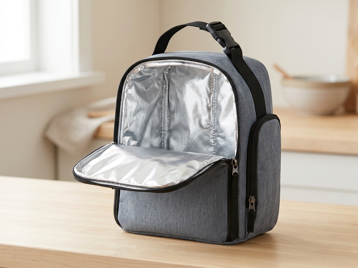 Active EcoFreeze Built-In Wall Gel Freezable Lunch Cooler Bag