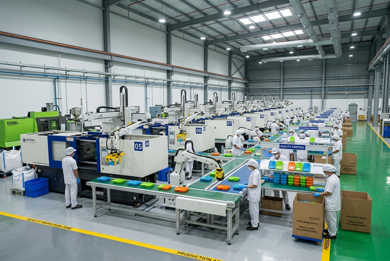 Jinjiang Naike industrial injection molding campus and warehouse